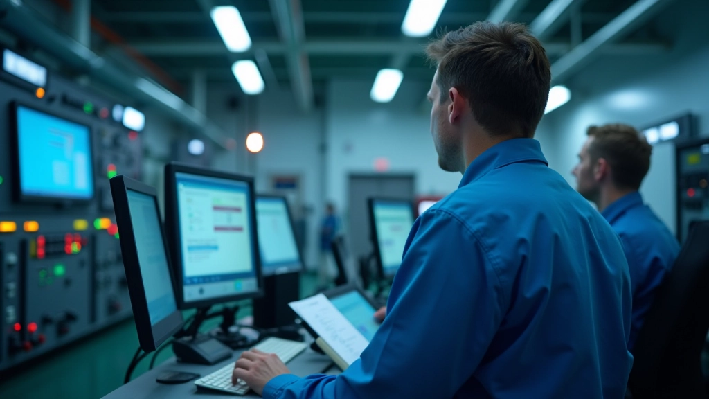 Přesná regulační deska jaderné elektrárny s monitorovacími systémy a kontrolními prvky